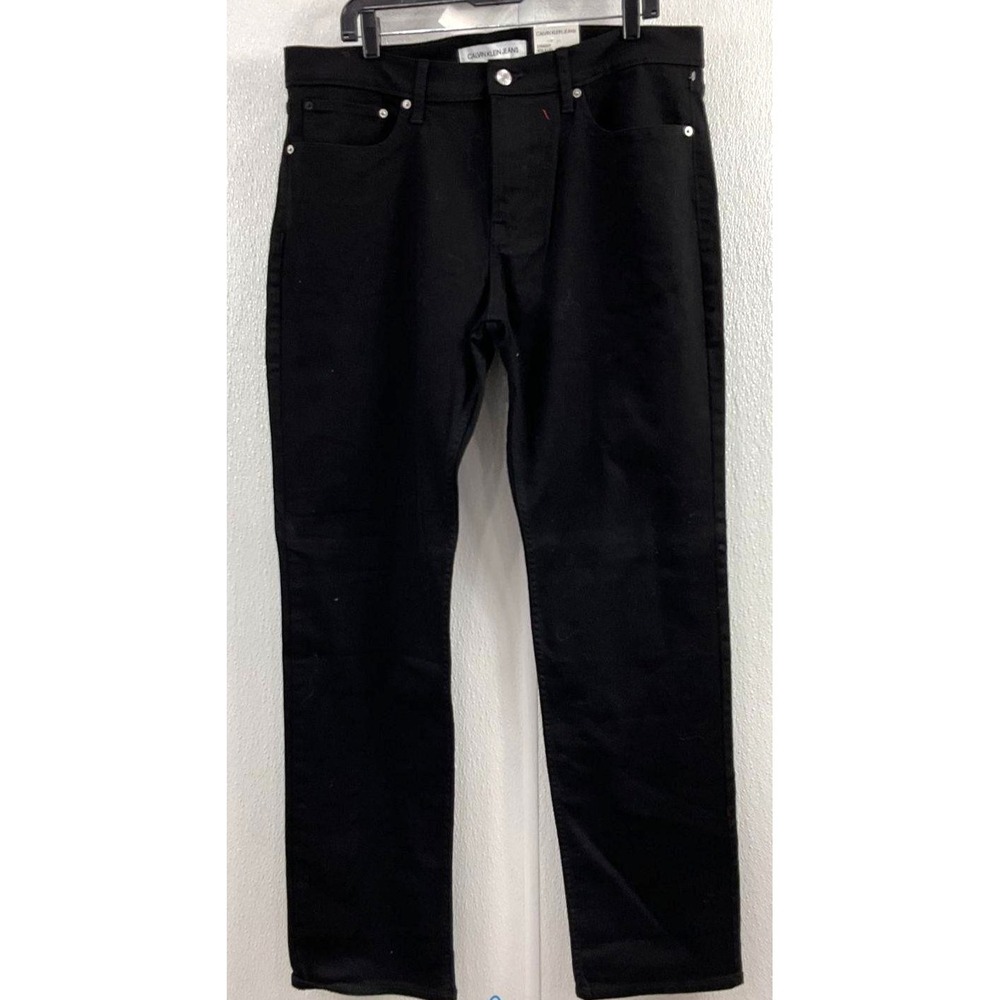 Calvin Klein Men's Black Denim Jeans SZ 36/34 NWT